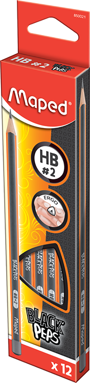 Олівець графітний HB, без гумки Black Peps, MP.850021 1