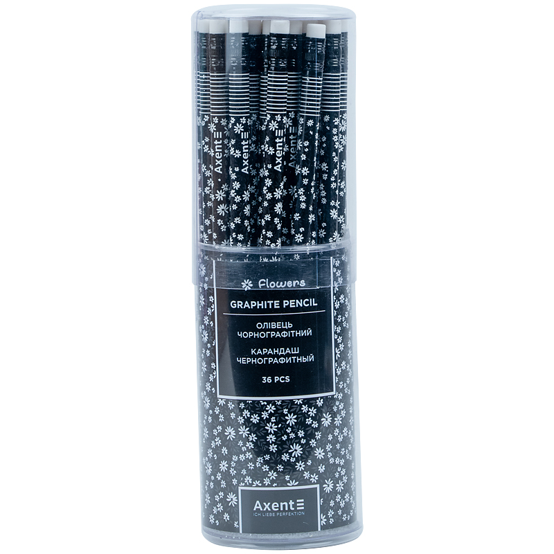 Олівець графітний HB ТМ "Axent" Flowers HB, 9009/36-05-A 1