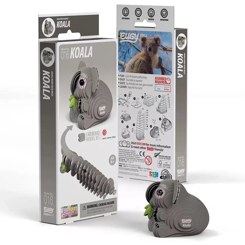 Збірна 3Д модель Eugy "Зоопарк: Коала", XEG-016 4