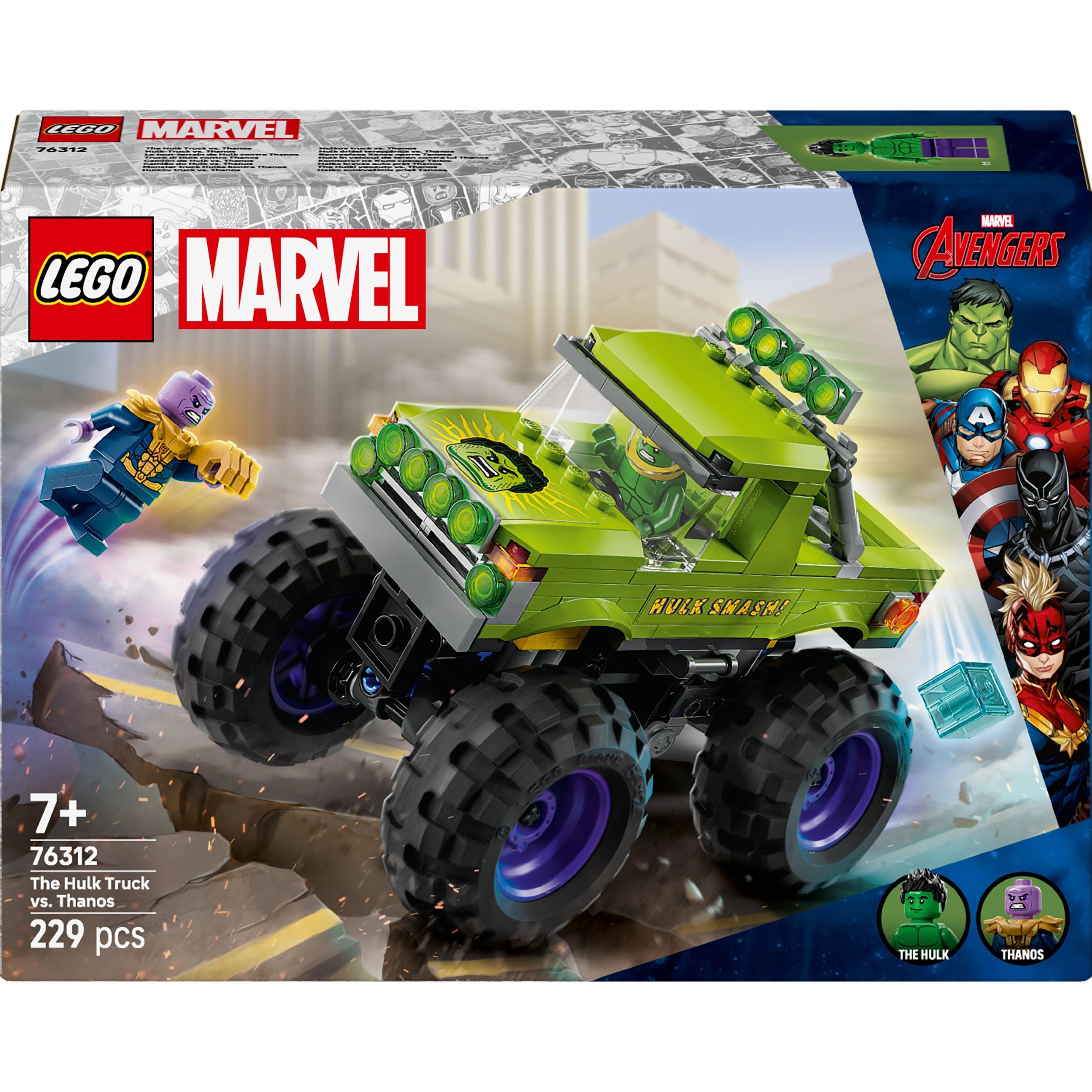 Конструктор Lego Marvel "Грузовик Халка против Таноса", 76312