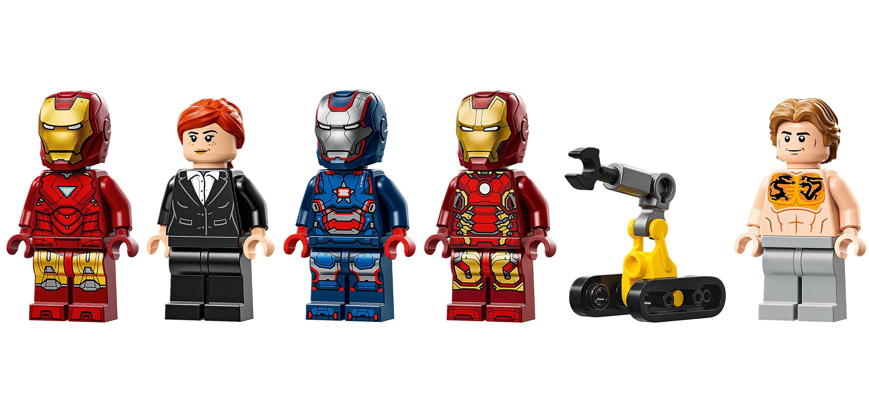 Конструктор Lego Marvel "Лаборатория Железного Человека: зал доспехов", 76315 5