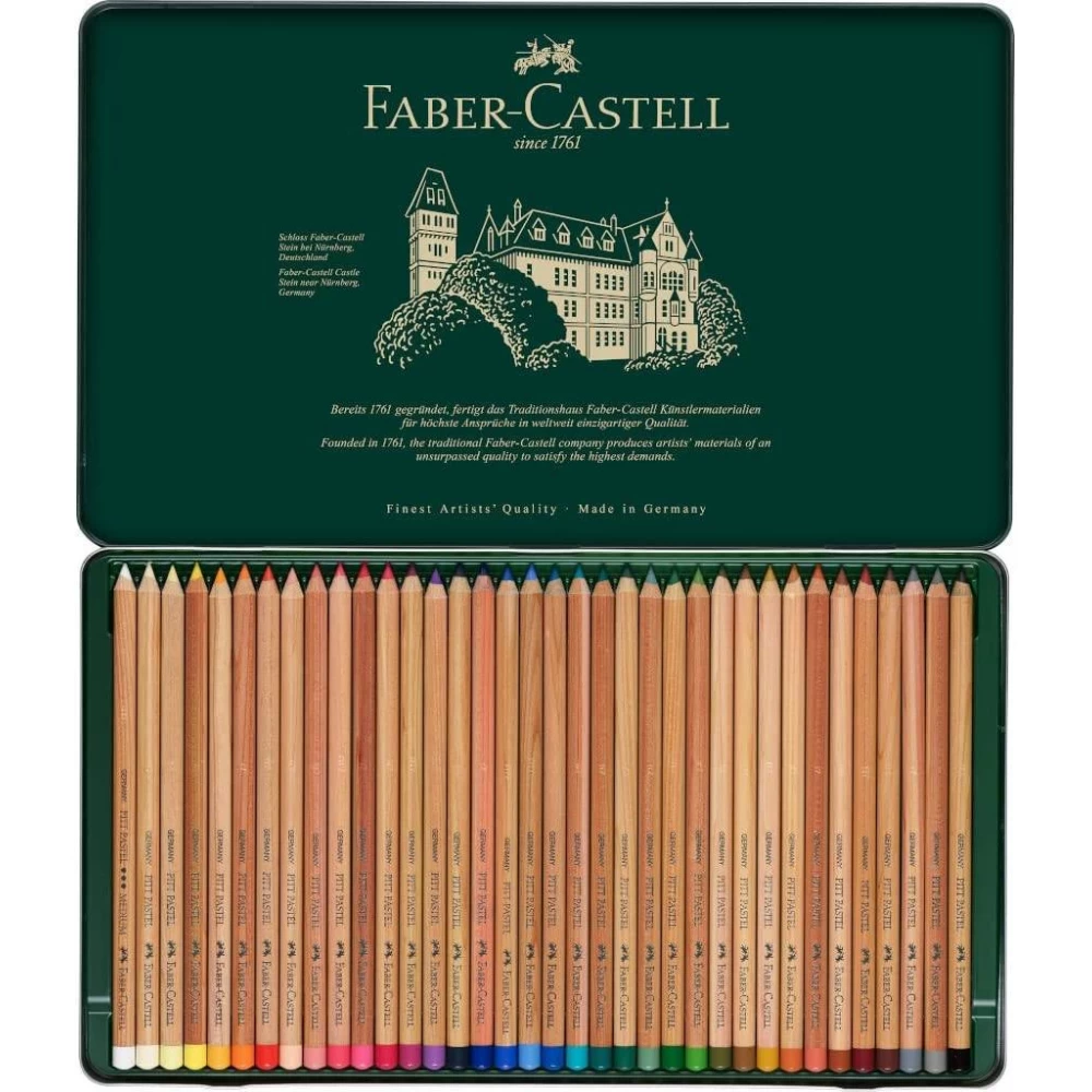 Набір пастельних олівців Pitt Pastel 36 кол. в метал. коробці, 112136 Faber-Castell 2