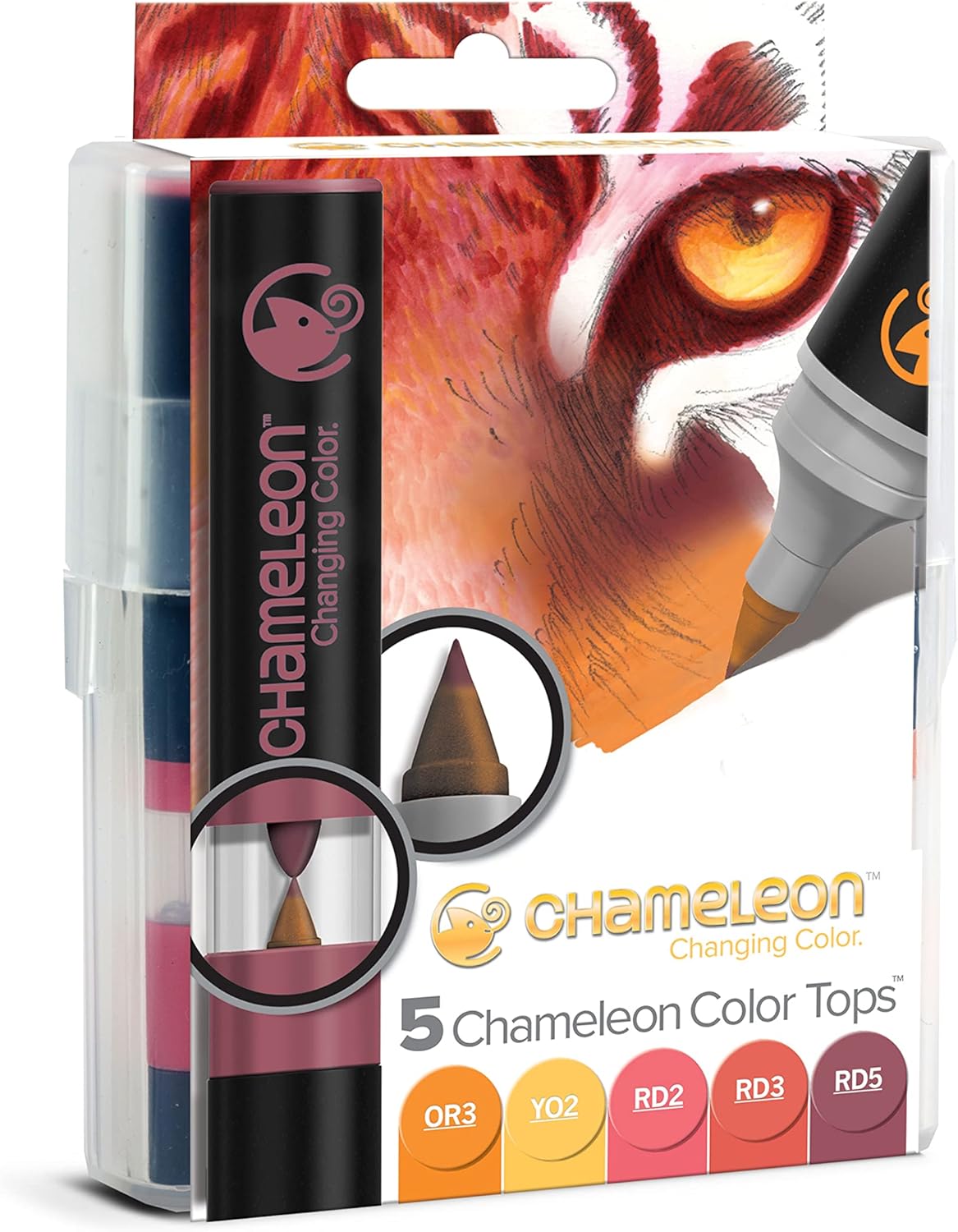 Набор блендеров Chameleon 5 шт - Warm Tones (тёплые тона), CT4511