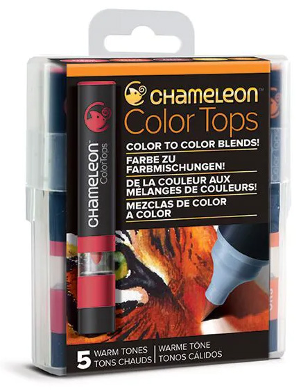 Набор блендеров Chameleon 5 шт - Warm Tones (тёплые тона), CT4511 1