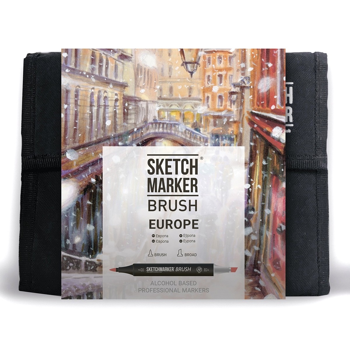 Набір маркерів SKETCHMARKER Brush Europa "Європа" 36 шт, SMB-36EUROP