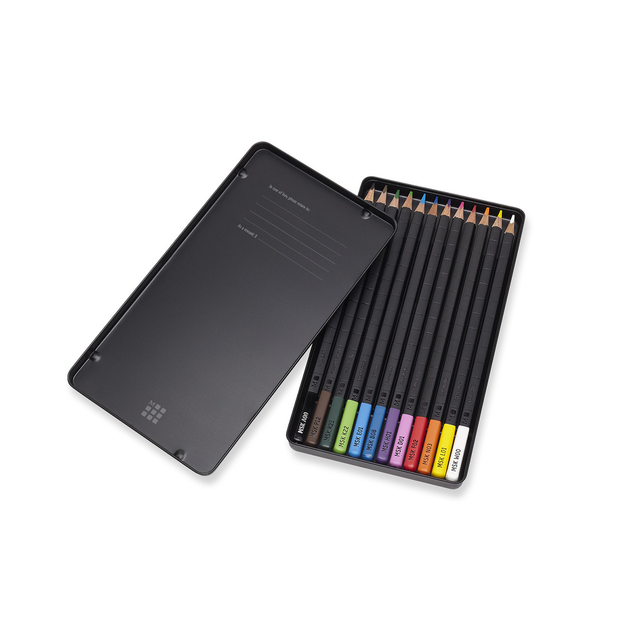 Набір олівців акварельних кол.,12 шт, Moleskine, EW7P12COLA 2