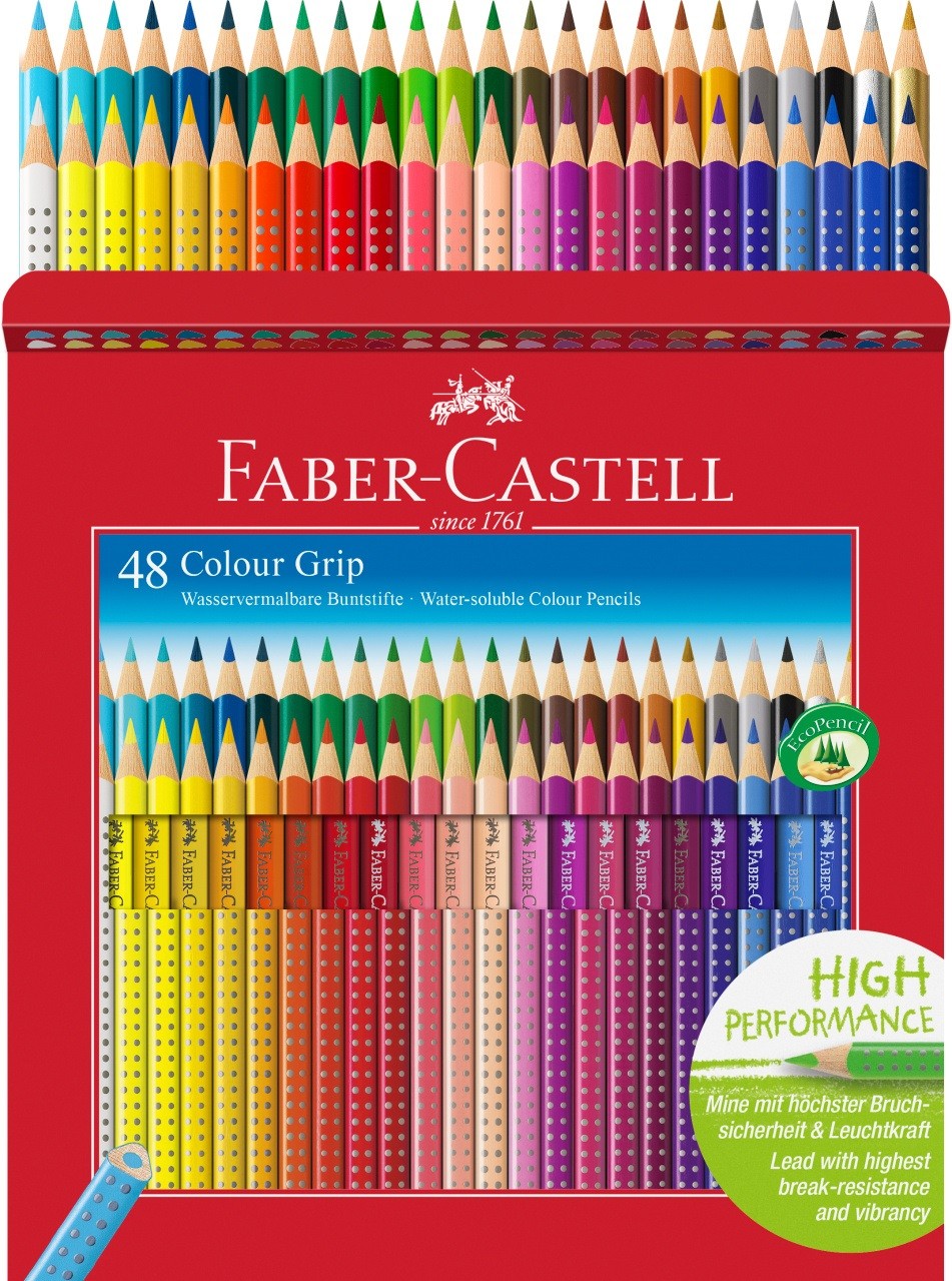 Олівці 48 кол. акварельні GRIP2001 тригранні, 112449 Faber-Castell 1