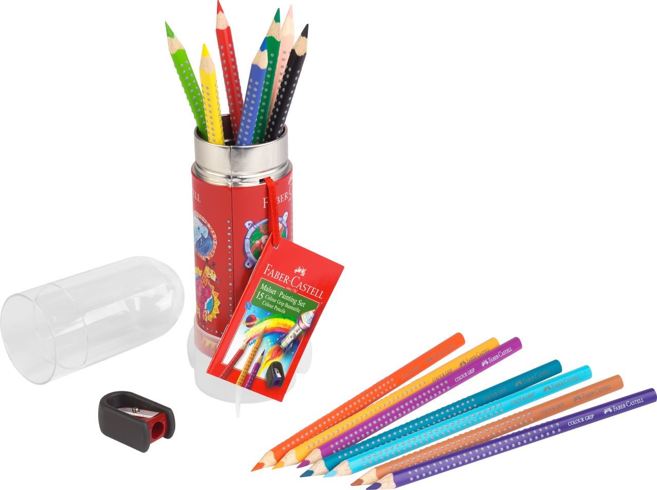 Набор карандашей акварельных 15 цв.+ точилка в метал, 112457 Faber-Castell, 27635 1