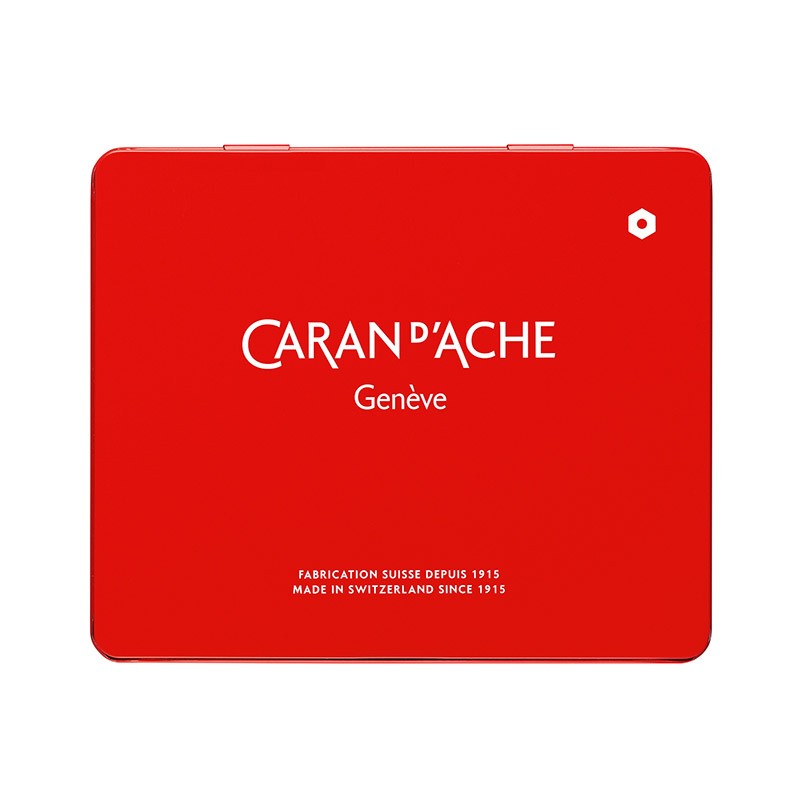 Пастель воскова акварельна 15 кол. Caran d`Ache Neocolor II мет. бокс, 7500.315 1