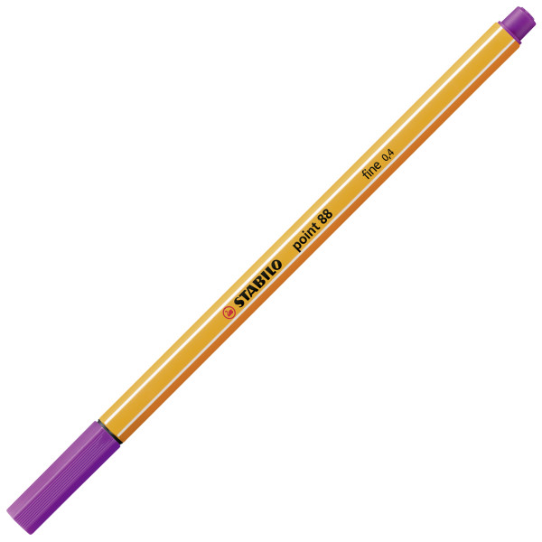Ручка капилярная сиреневая Stabilo point 88, 88/58 (3948)