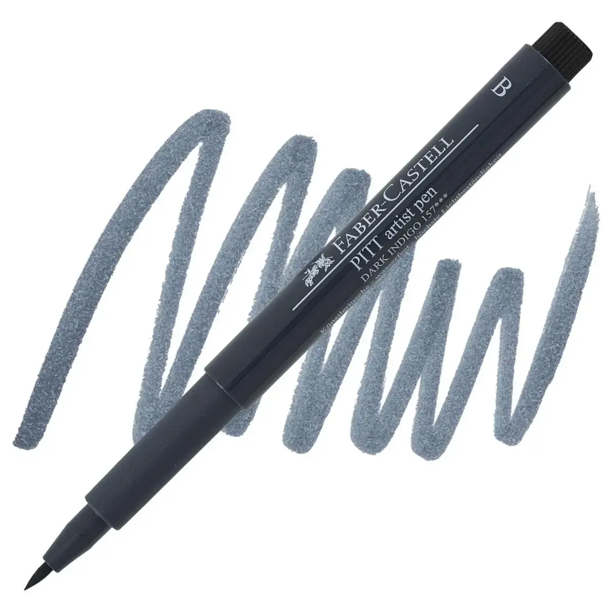 Ручка капілярна PITT Brush Artist Pen 157 темний індиго, 167457 Faber-Castell 2