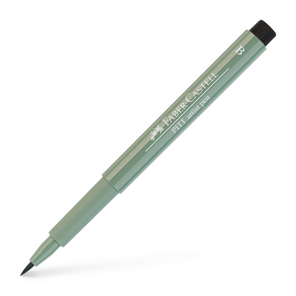 Ручка капілярна PITT Brush Artist Pen 172 арктична зелень, 167572 Faber-Castell