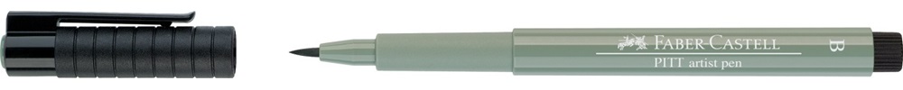 Ручка капілярна PITT Brush Artist Pen 172 арктична зелень, 167572 Faber-Castell 1