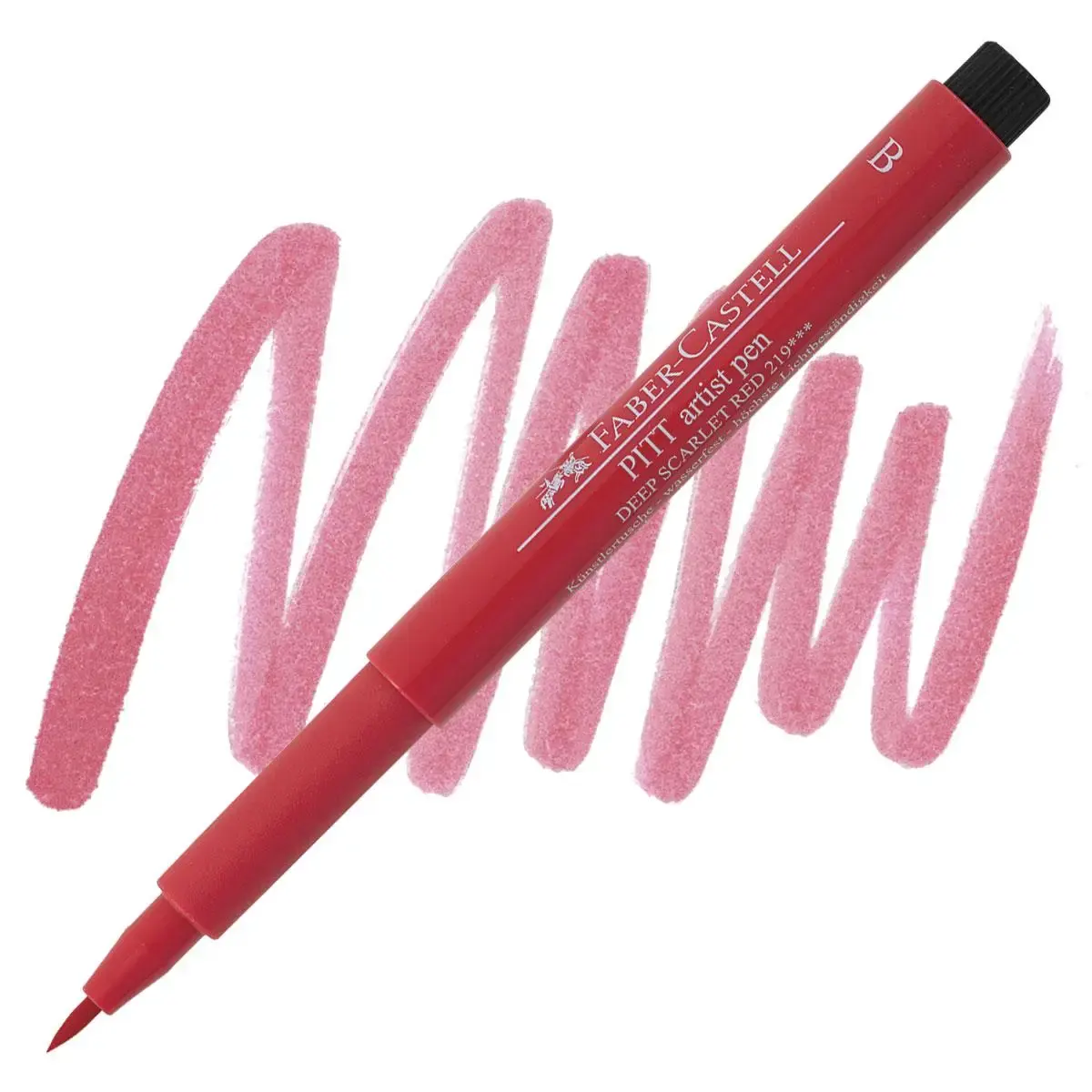 Ручка капілярна PITT Brush Artist Pen 219 світло-червоний анілін, 167419 Faber-Castell 1