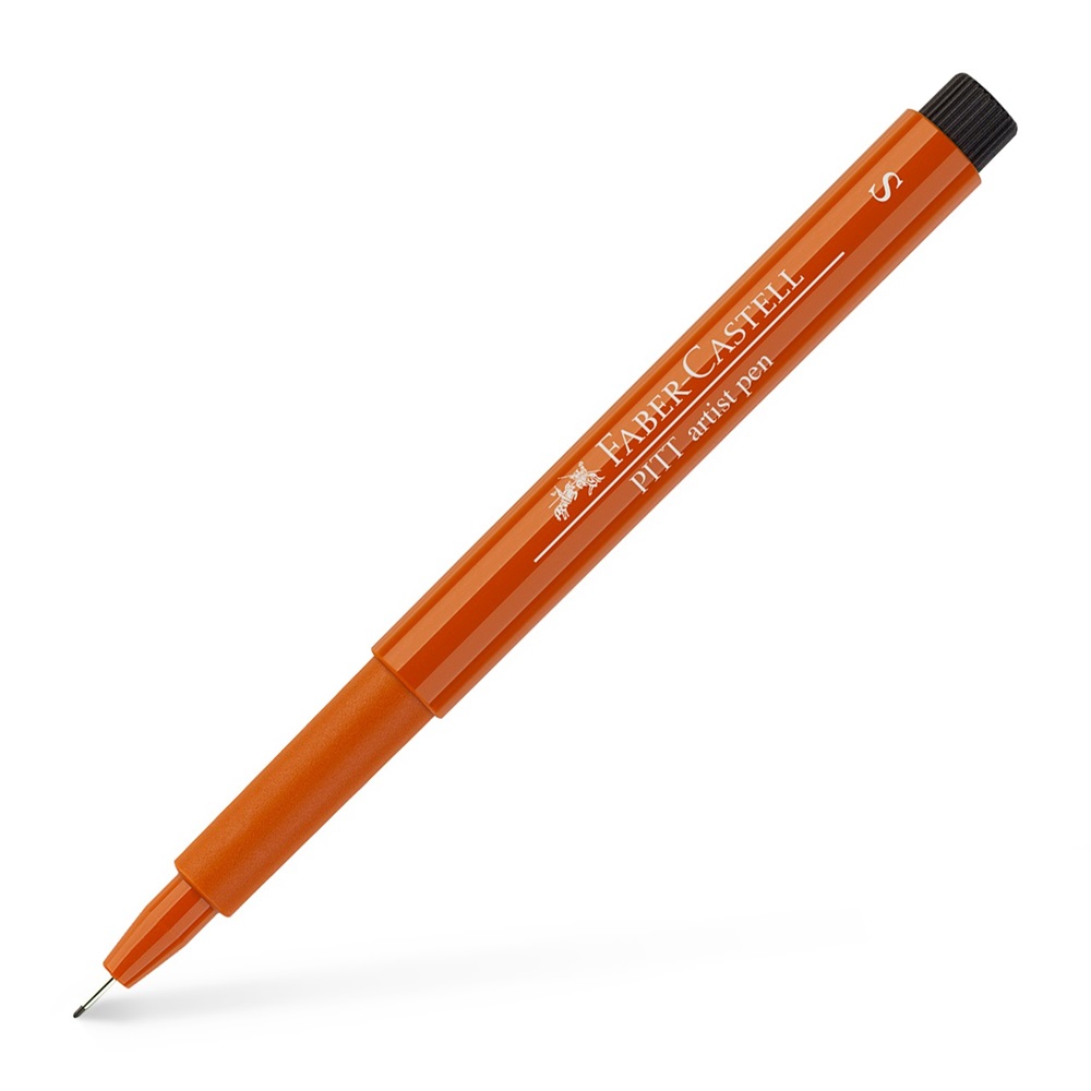Ручка капілярна PITT Brush Artist Pen S сангіна, 167188 Faber-Castell