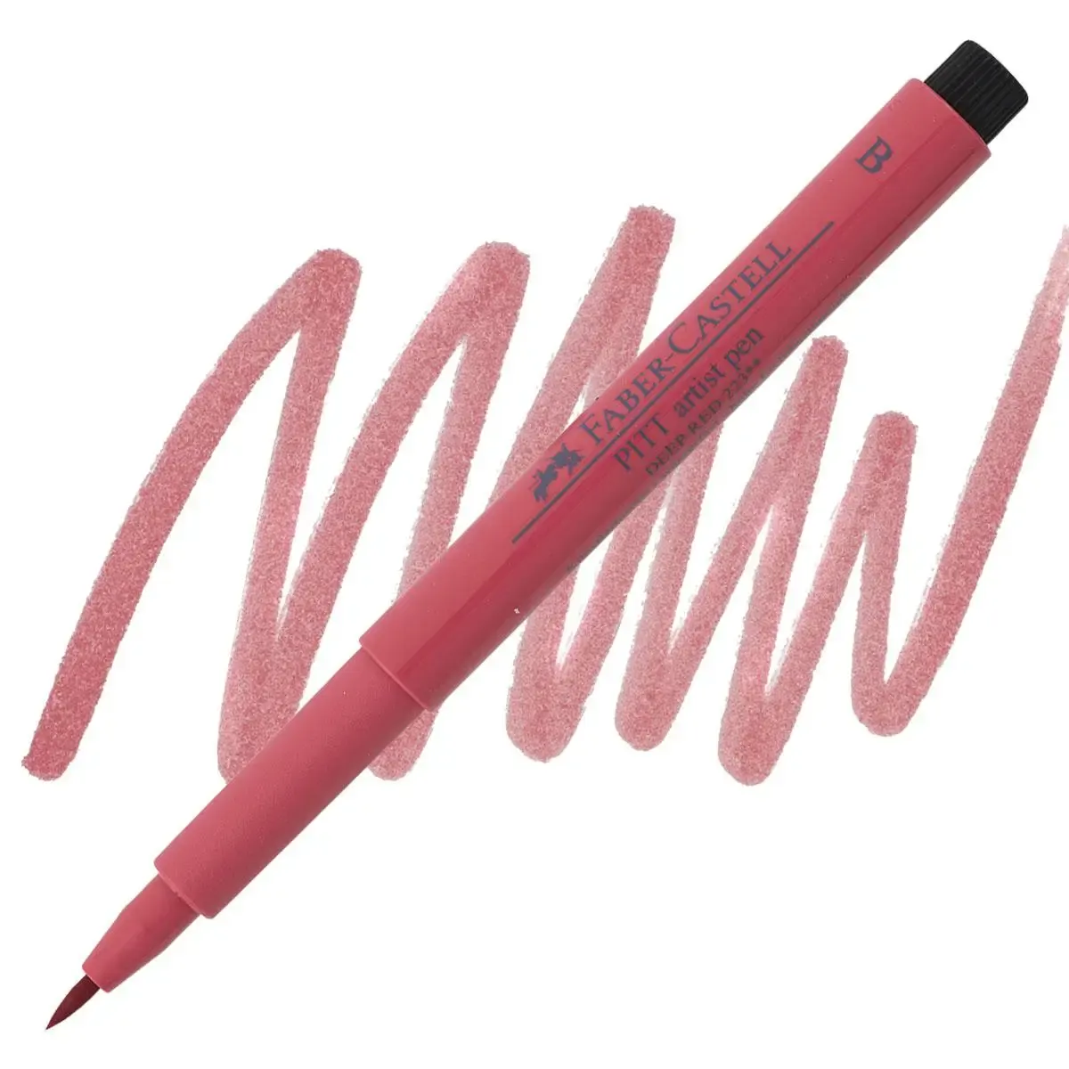 Ручка капілярна PITT Brush Artist Pen 223 темно-червоний, 167523 Faber-Castell 1