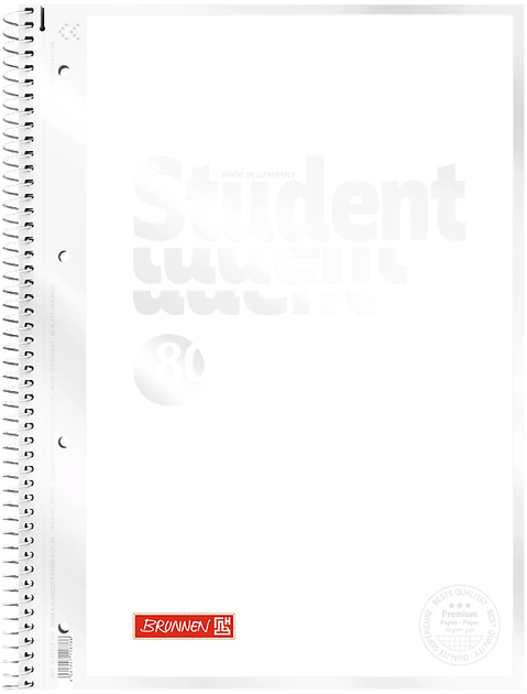 Коледж-блок А4 80 кл., Premium, White, 10-679 28 300