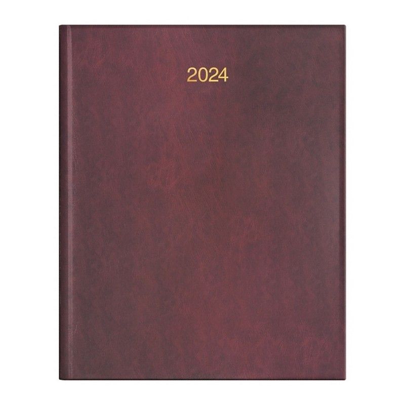 Еженедельник 2024 Бюро Miradur з/т, бордовый, 73-761 60 294