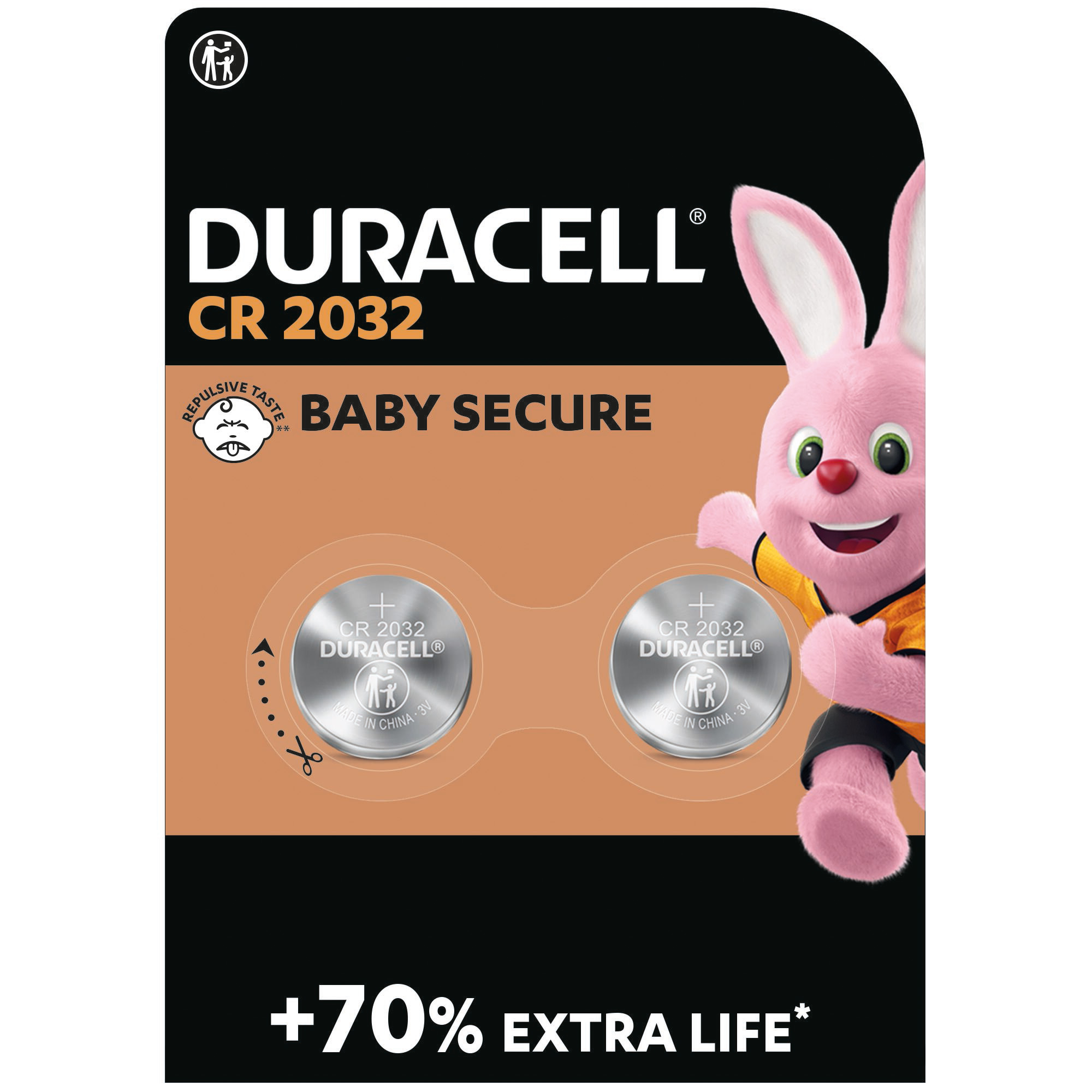Батарейка DURACELL 3V DL2032/CR2032 (2 шт/бл.)