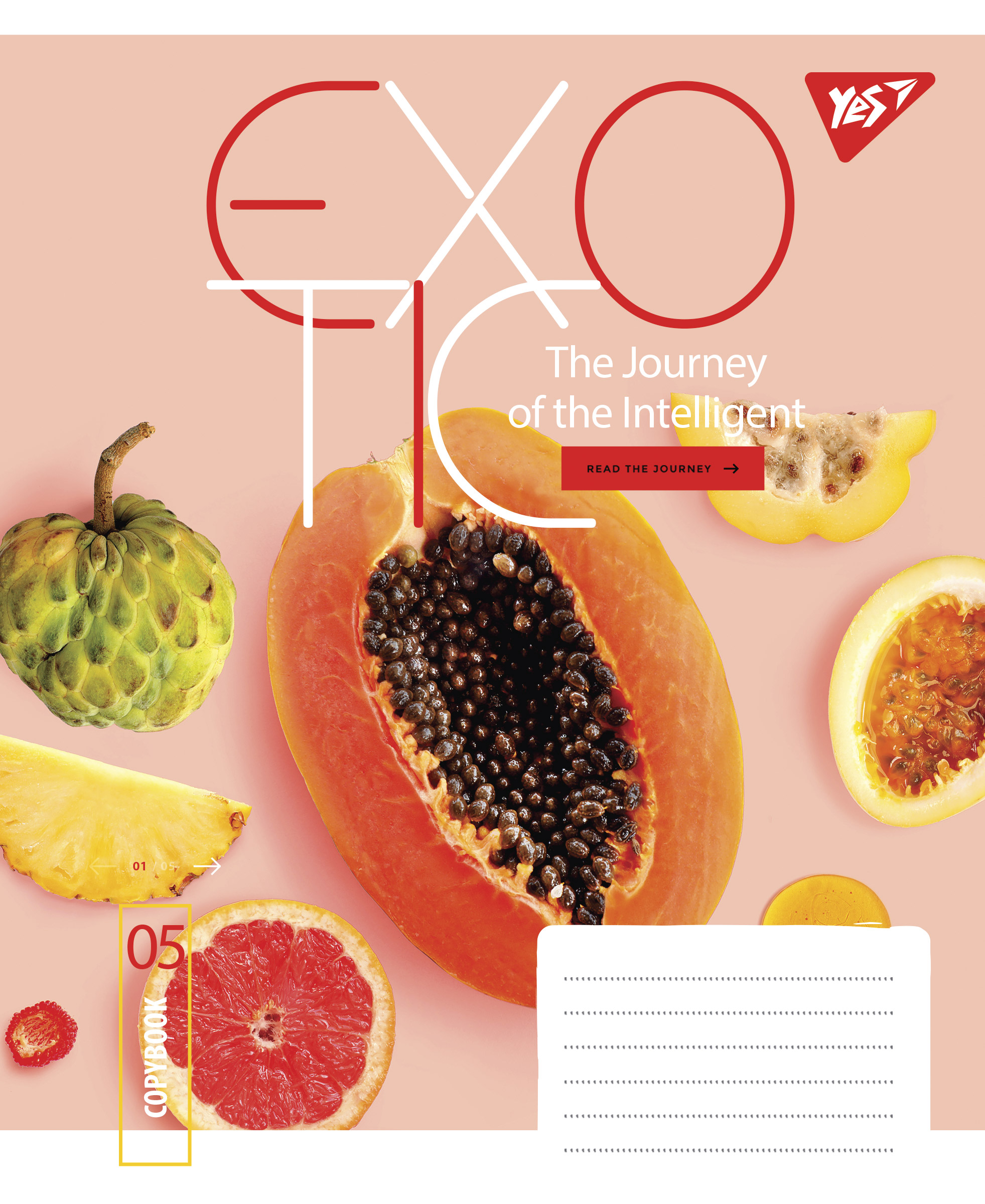 Зошит 96 лін. YES Exotic, 766128 1
