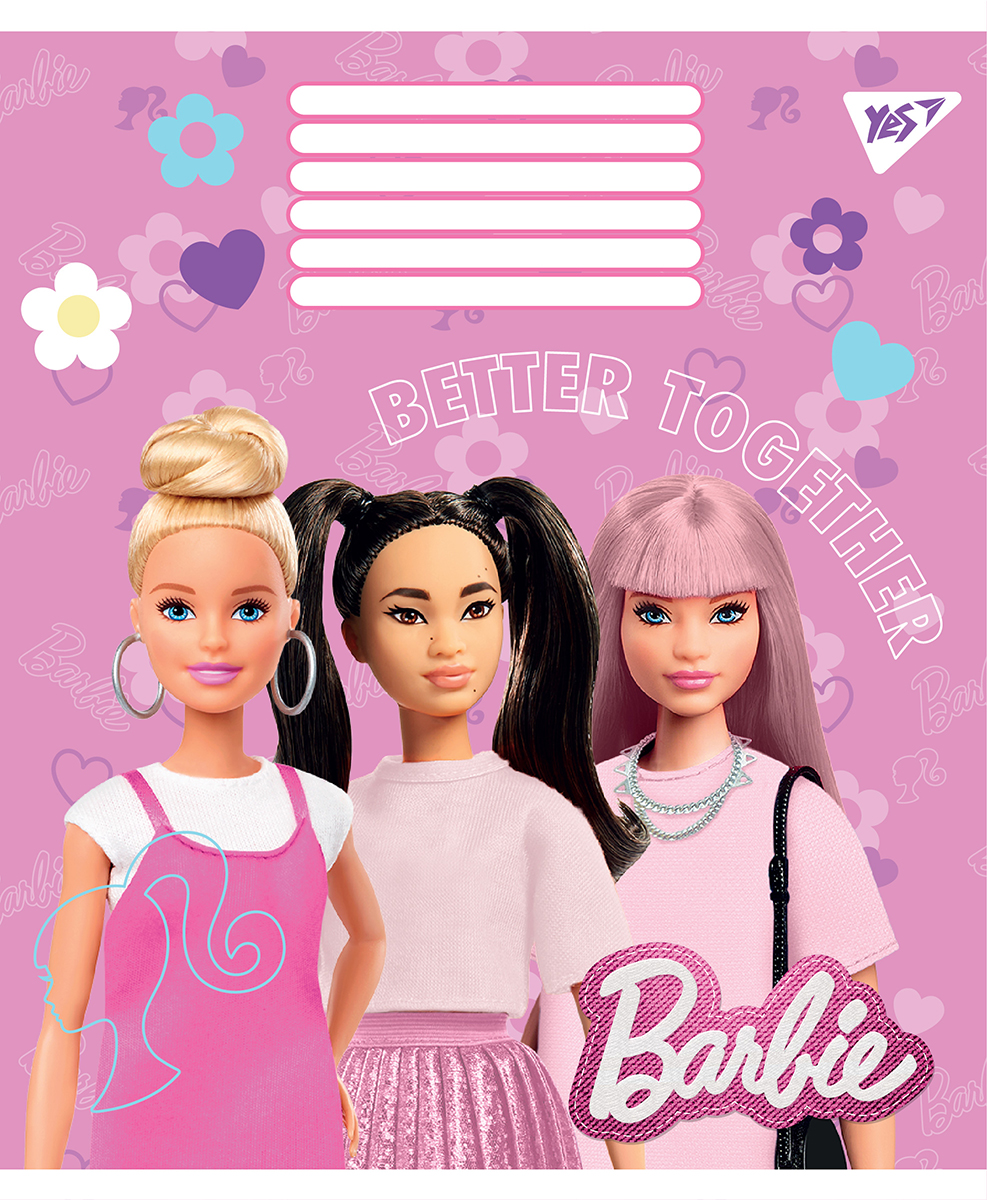 Зошит 12 лін. YES Barbie, 766201 2
