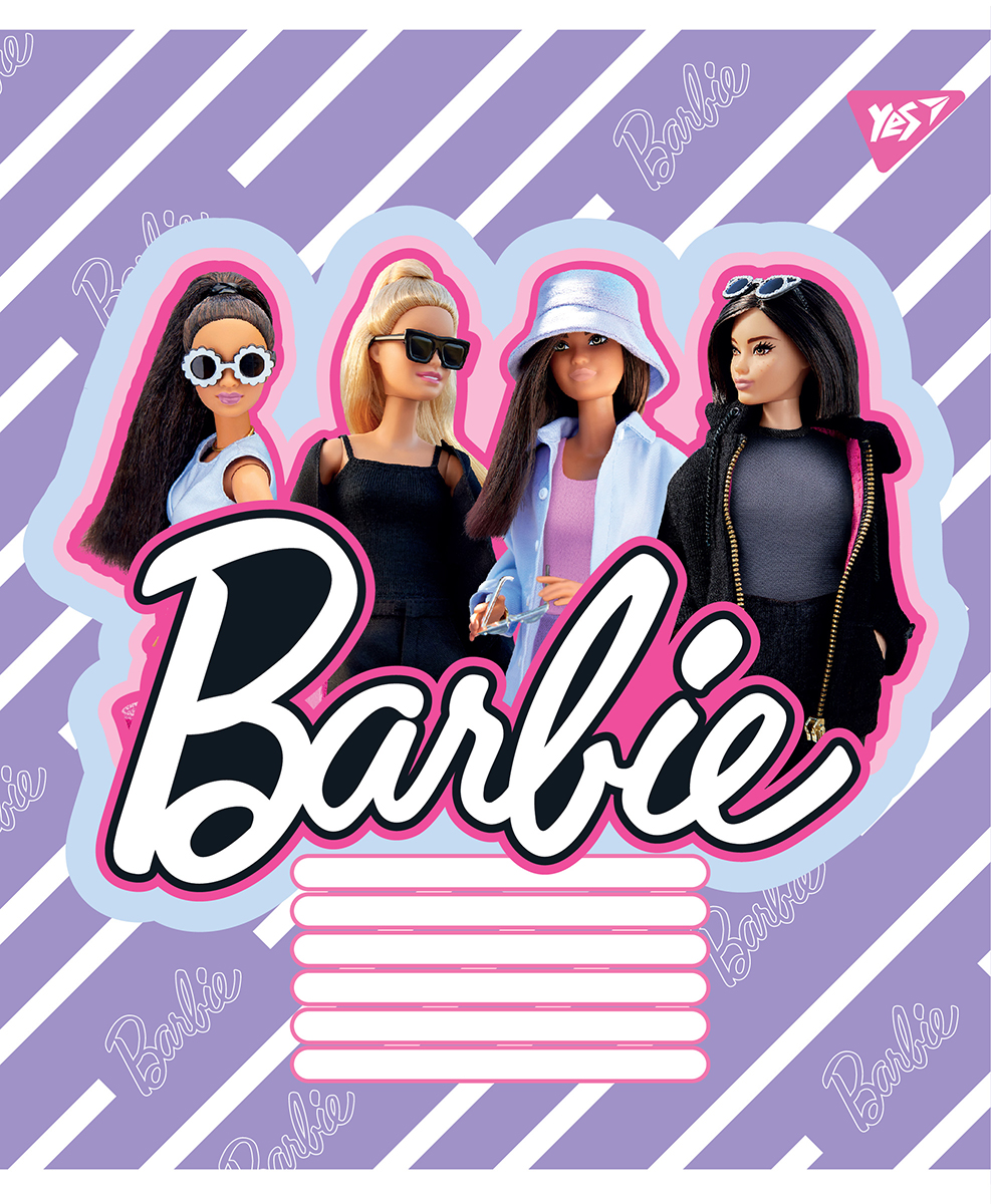 Зошит 12 лін. YES Barbie, 766201 3