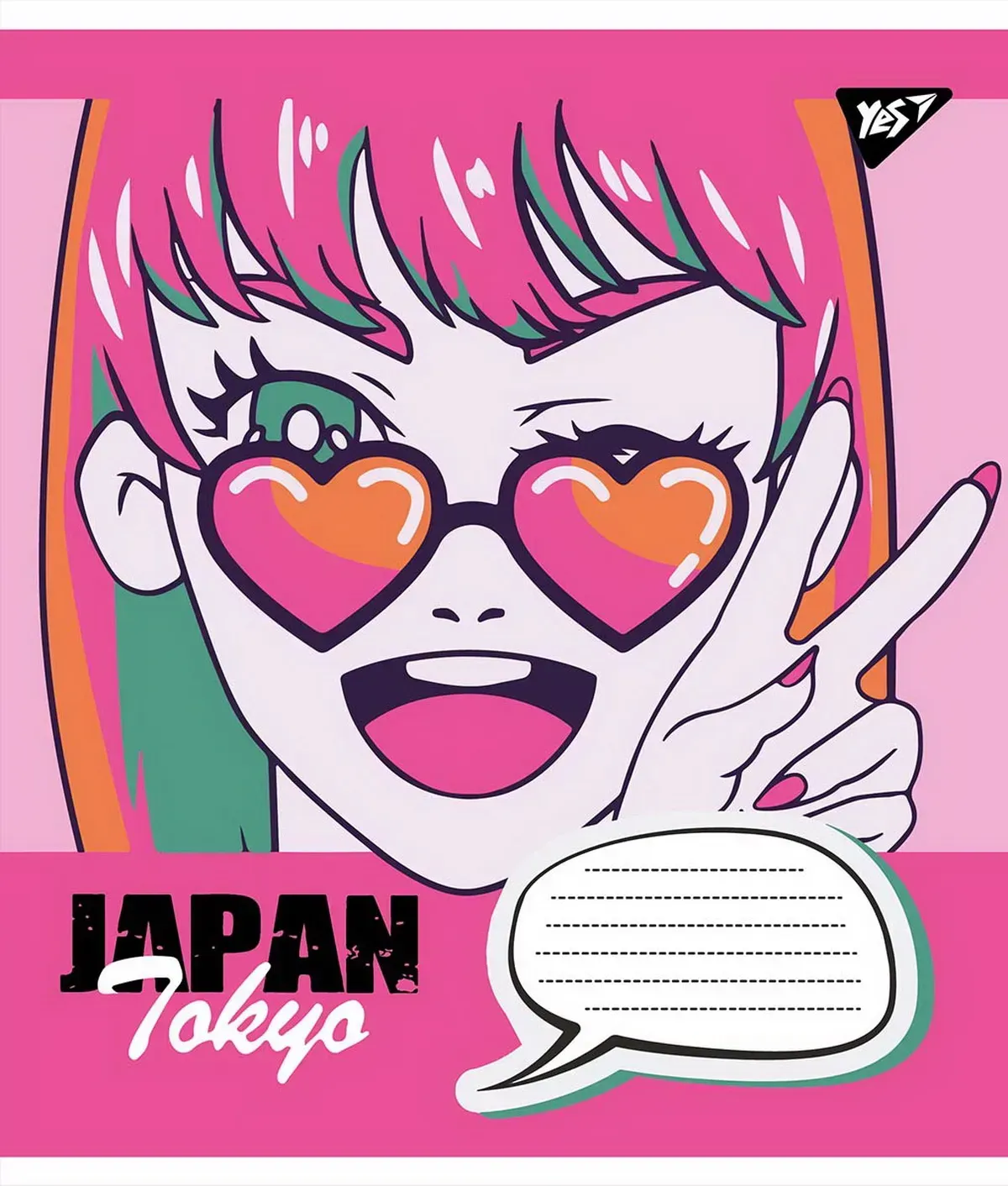 Зошит 12 лін. YES Japan Tokyo, 766288