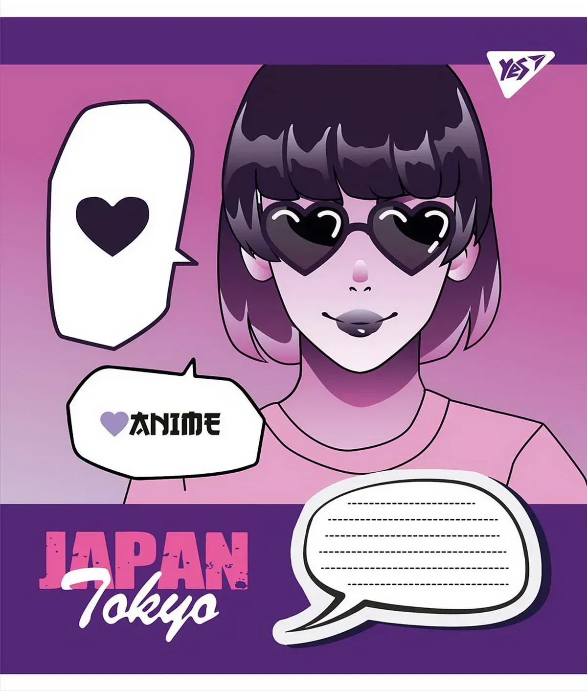 Зошит 12 лін. YES Japan Tokyo, 766288 3