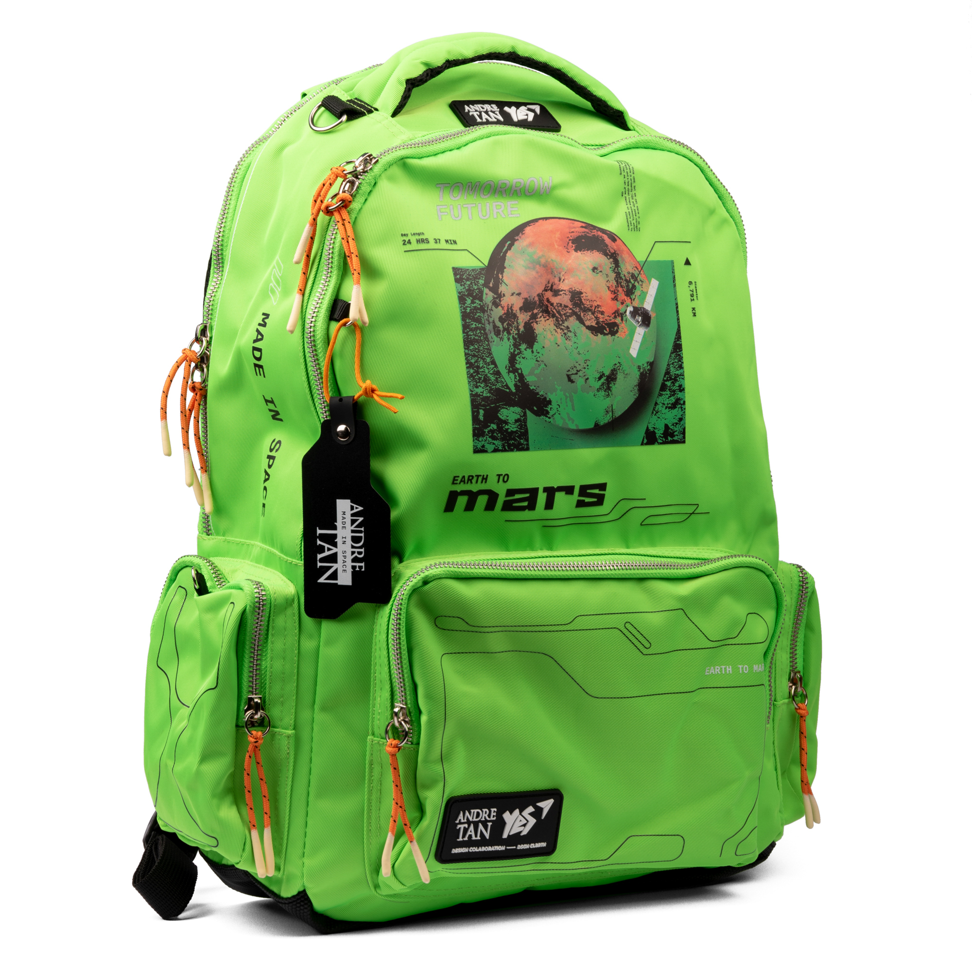 Рюкзак шкільний YES T-129 "by Andre Tan Space green", 559049