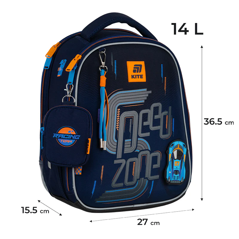 Рюкзак Kite Education каркасний 555 Speed Zone, K25-555S-3 2