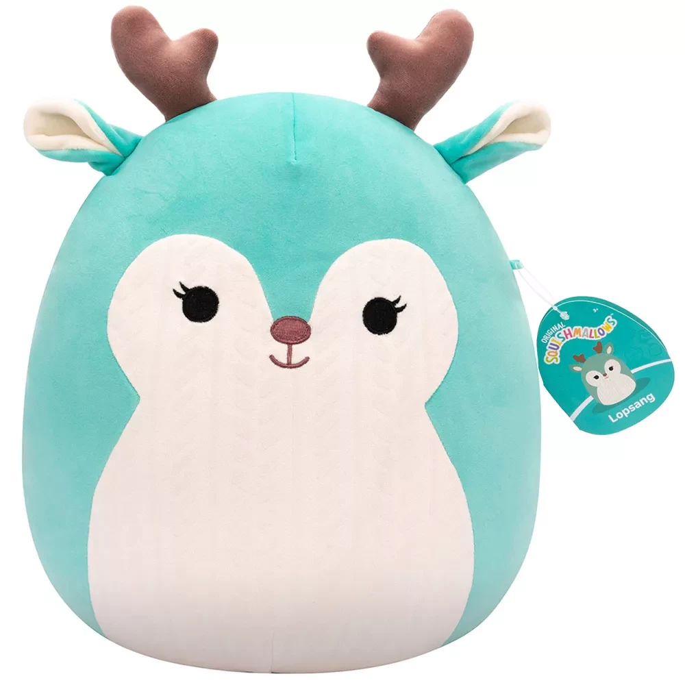 М`яка іграшка SQUISHMALLOWS - ОЛЕНЬ ЛОПСАНГ, 30 см, SQCR06688 6