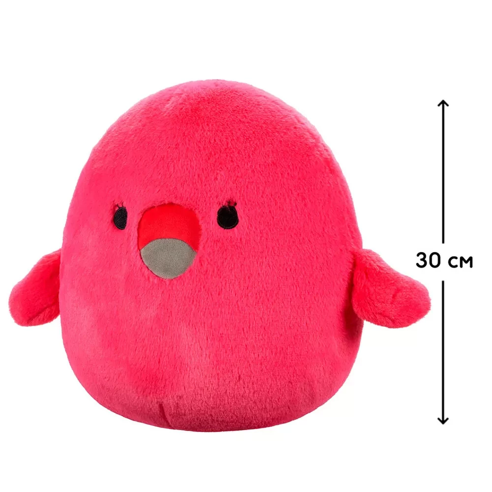 М`яка іграшка SQUISHMALLOWS - ФЛАМІНГО КУКІ, 30 см, SQCR06763 1
