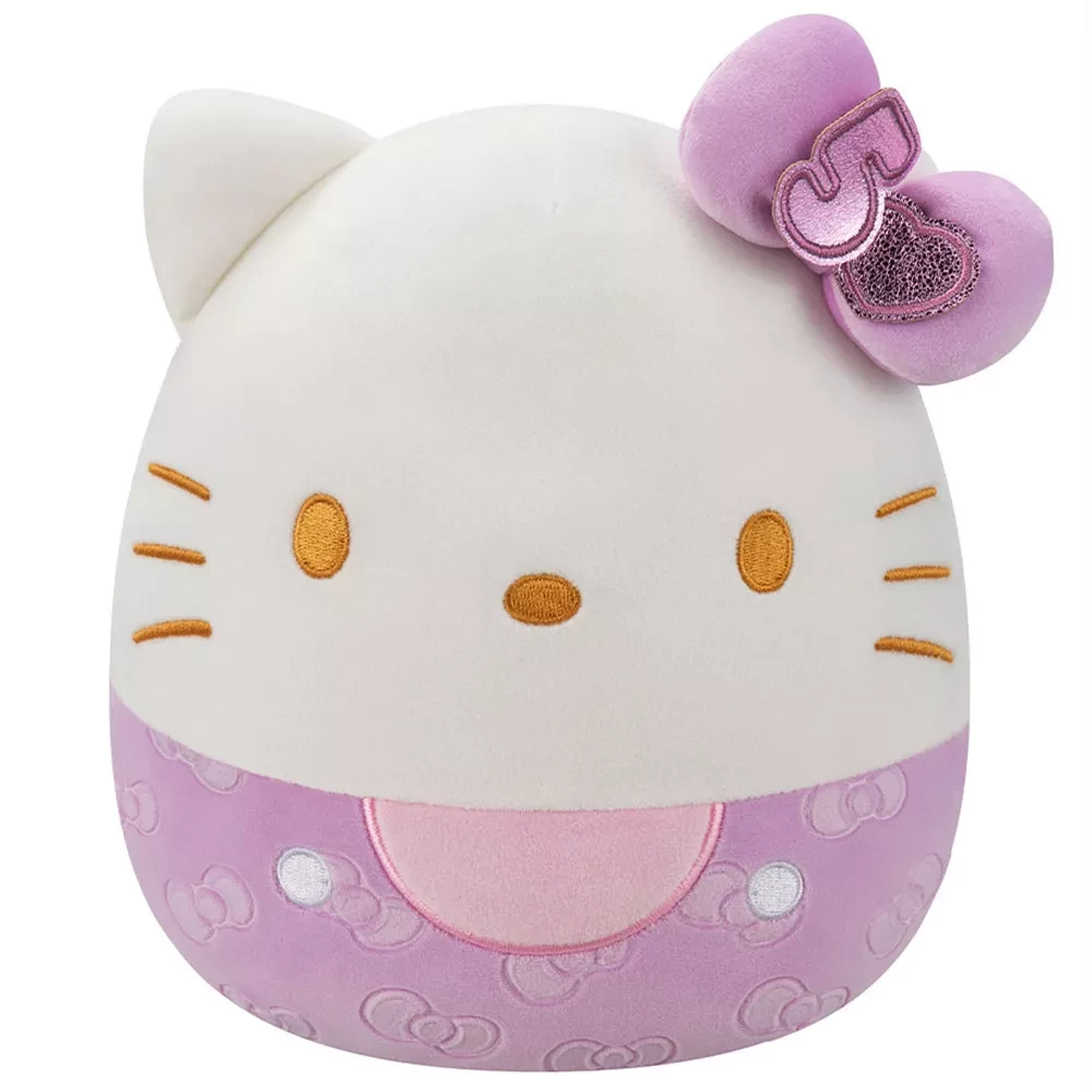 М`яка іграшка SQUISHMALLOWS серії "Хелоу Кітті" - ХЕЛОУ КІТТІ В ПУРПУРОВОМУ, 20 см, SQSN00499