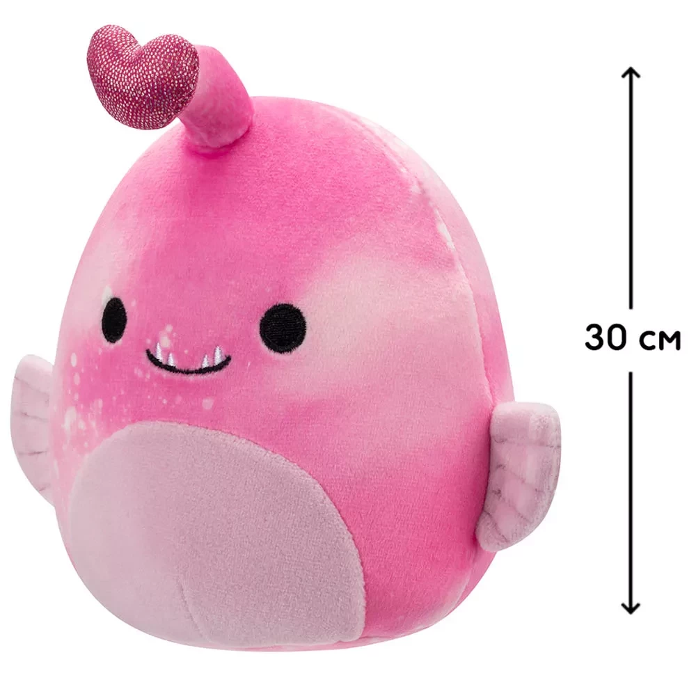 Мягкая игрушка SQUISHMALLOWS – РЫБА-УДИЛЬЩИК СИ, 30 см, SQVA00874 1