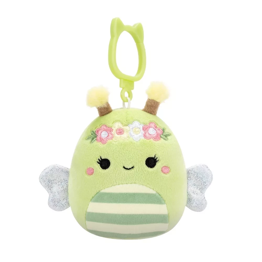 Мягкая игрушка на клипсе SQUISHMALLOWS - ПЧЕЛКА СИБИЛ, 9 см, SQCP00460