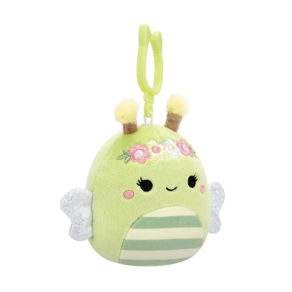 Мягкая игрушка на клипсе SQUISHMALLOWS - ПЧЕЛКА СИБИЛ, 9 см, SQCP00460 5