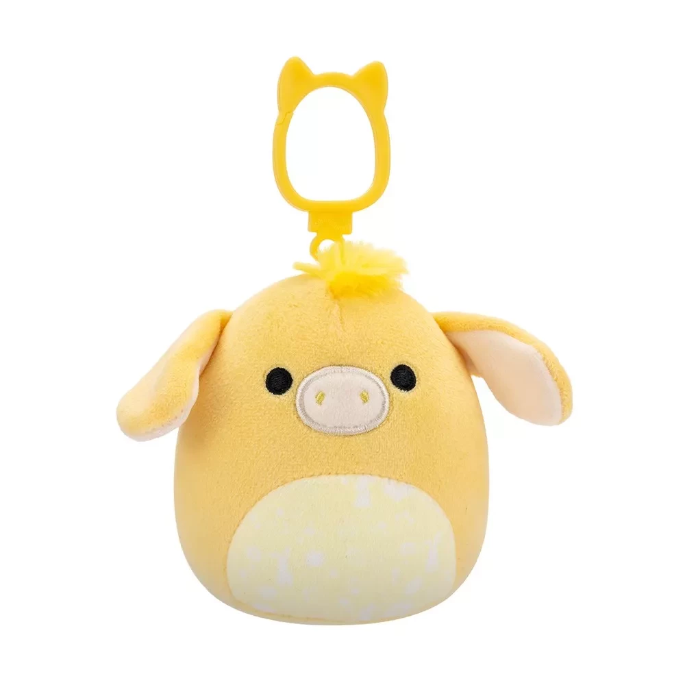 Мягкая игрушка на клипсе SQUISHMALLOWS - ОСЛИК ГЕВИН, 9 см, SQCP00461