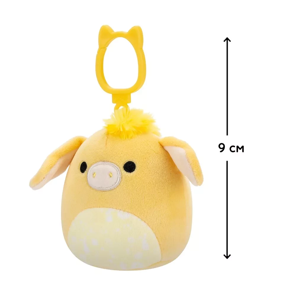 Мягкая игрушка на клипсе SQUISHMALLOWS - ОСЛИК ГЕВИН, 9 см, SQCP00461 1