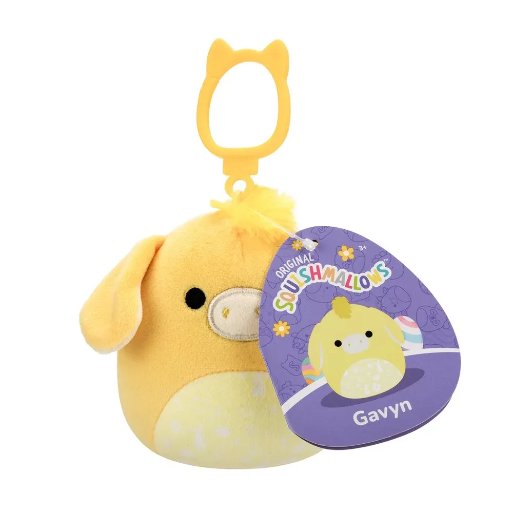 Мягкая игрушка на клипсе SQUISHMALLOWS - ОСЛИК ГЕВИН, 9 см, SQCP00461 6