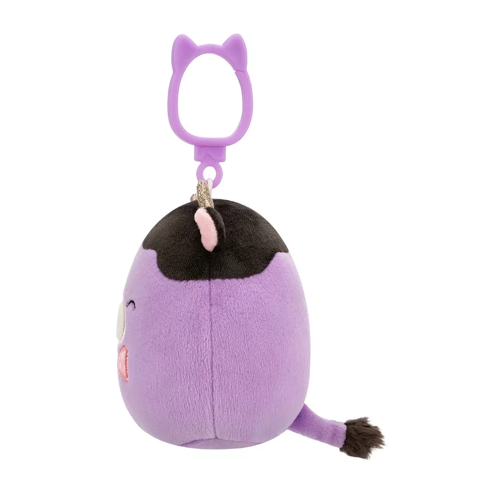 Мягкая игрушка на клипсе SQUISHMALLOWS - КОРОВКА АЛЕКСИ, 9 см, SQCP00463 2