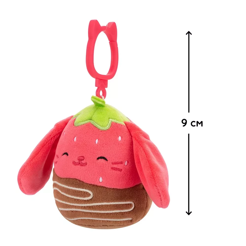 Мягкая игрушка на клипсе SQUISHMALLOWS - КРОЛИК ГУНДА, 9 см, SQCP00464 1