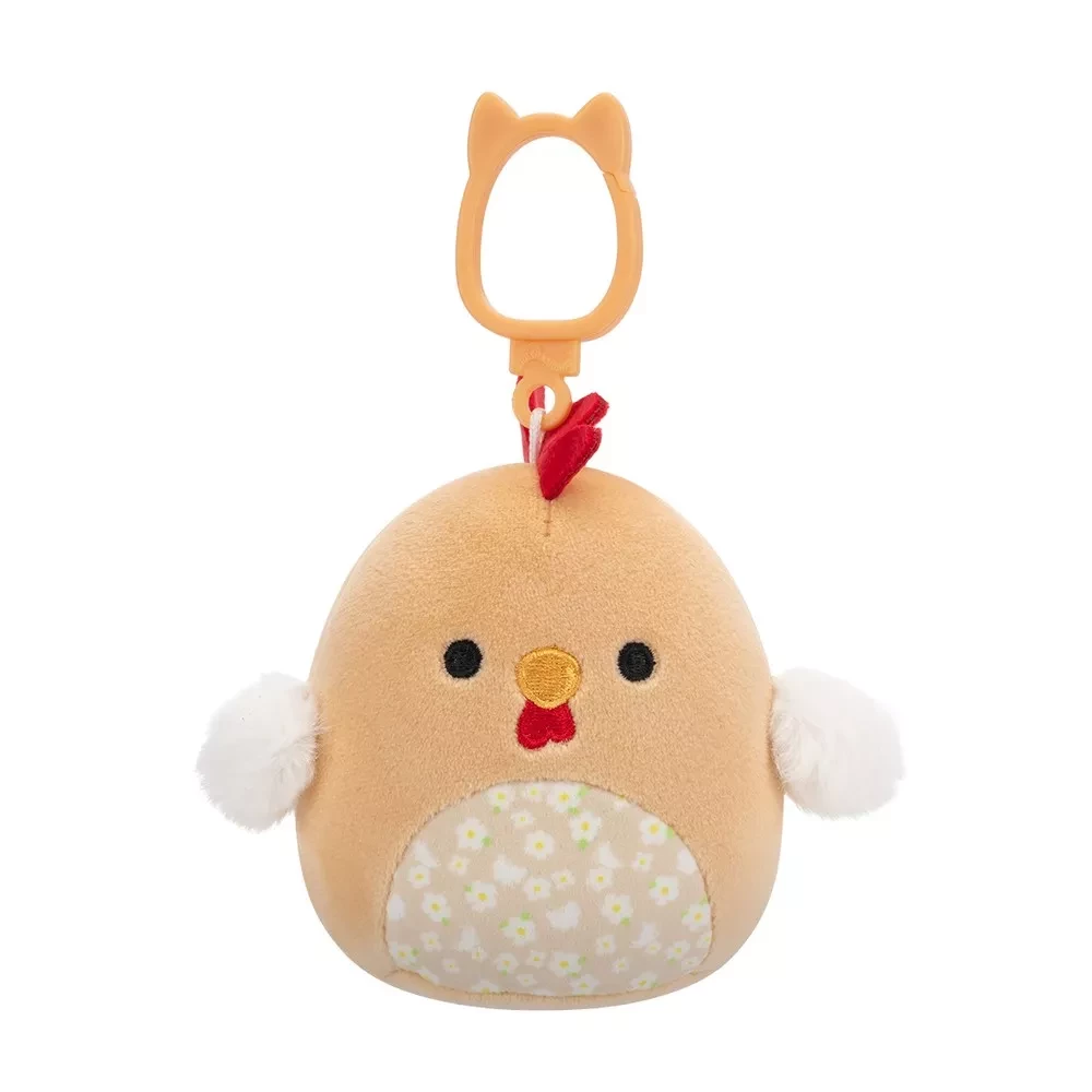 Мягкая игрушка на клипсе SQUISHMALLOWS - ПЕТУШОК РУТИ, 9 см, SQCP00465