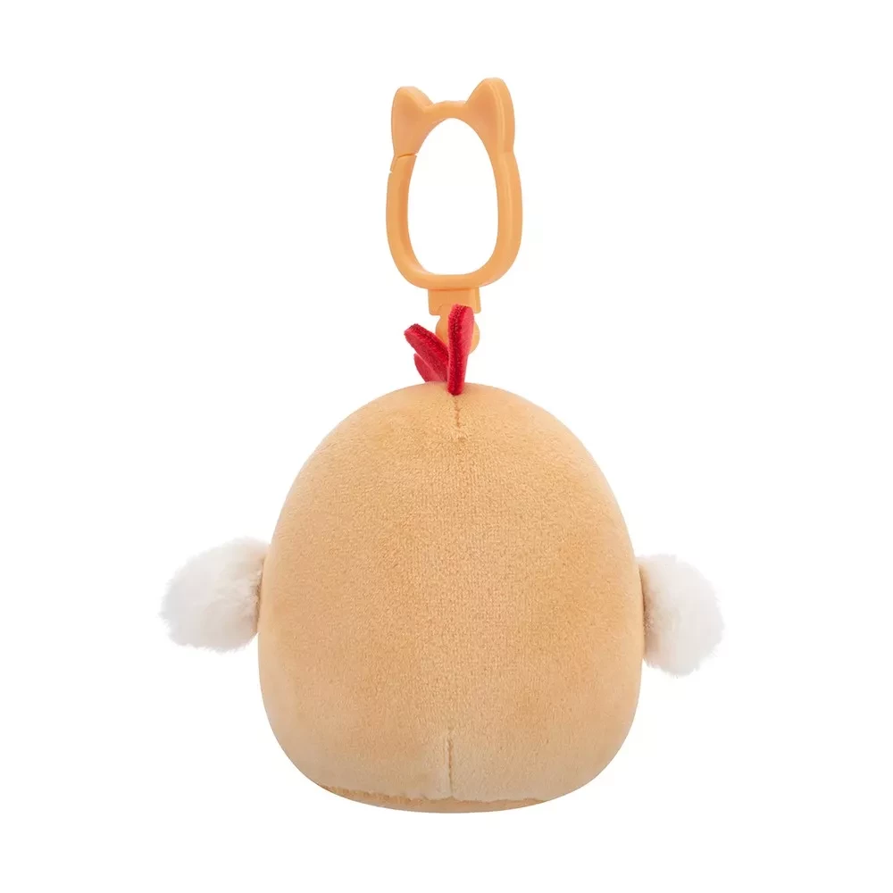 Мягкая игрушка на клипсе SQUISHMALLOWS - ПЕТУШОК РУТИ, 9 см, SQCP00465 3