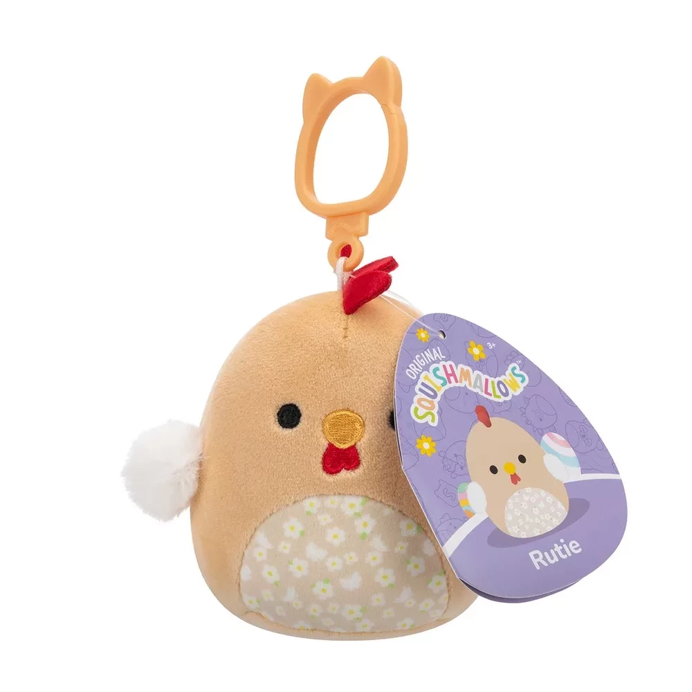 Мягкая игрушка на клипсе SQUISHMALLOWS - ПЕТУШОК РУТИ, 9 см, SQCP00465 6