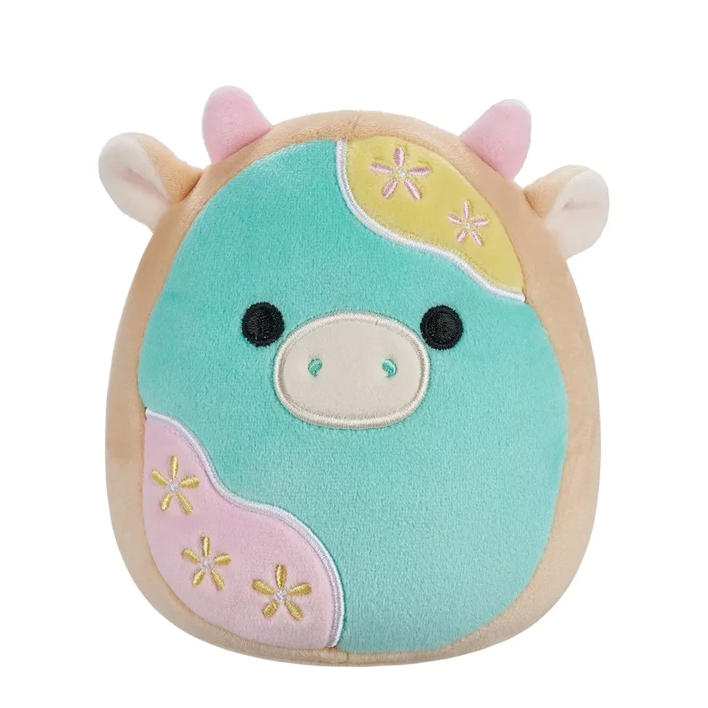 Мягкая игрушка SQUISHMALLOWS - ПАСТЕЛЬНАЯ КОРОВКА, 13 см, SQER01183