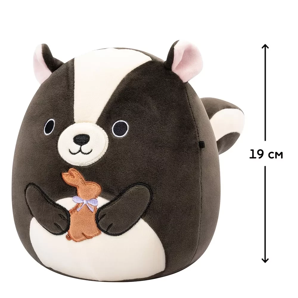 Мягкая игрушка SQUISHMALLOWS - СКУНС СКАЙЛЕР, 19 см, SQER01228 1