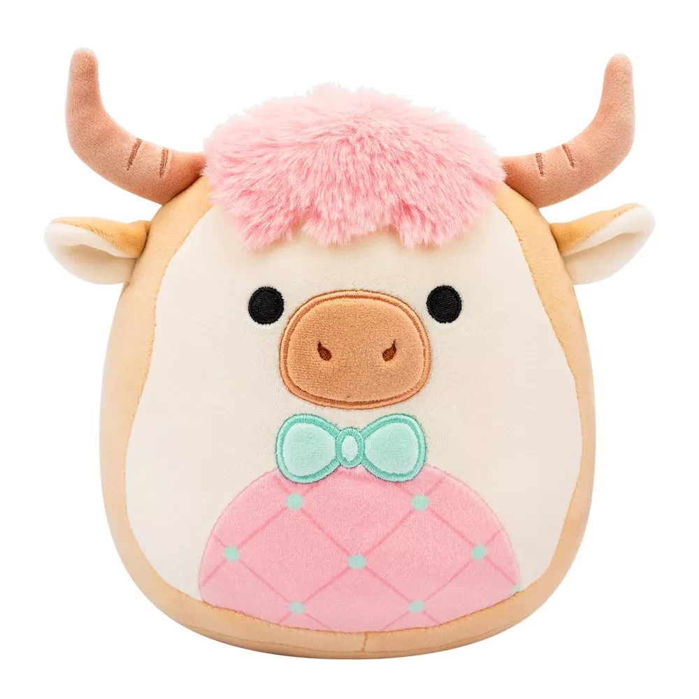 Мягкая игрушка SQUISHMALLOWS - КОРОВКА САМСОН, 19 см, SQER01229