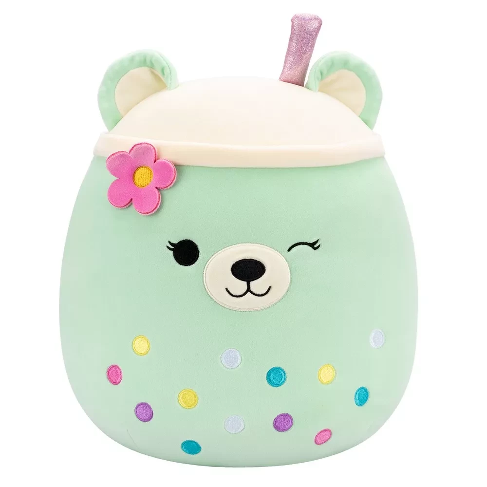 Мягкая игрушка SQUISHMALLOWS - МЯТНЫЙ МЕДВЕДЬ, 30 см, SQER01266