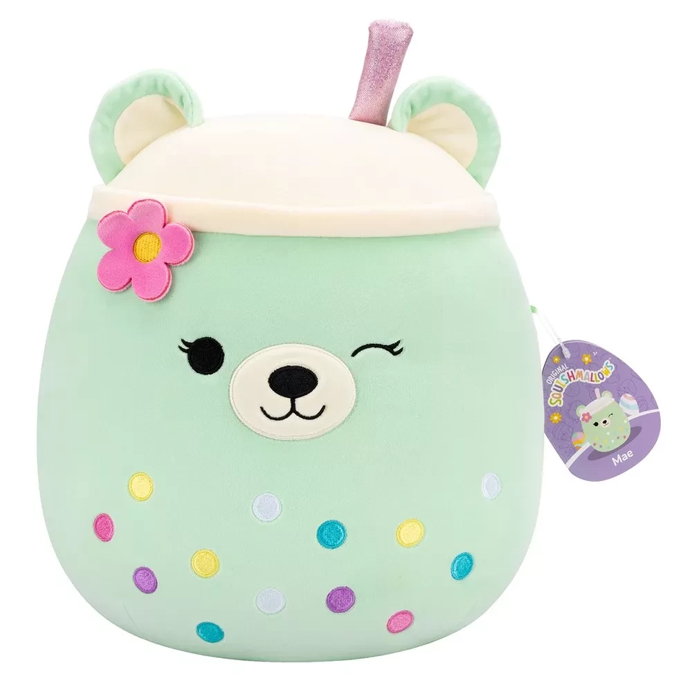 Мягкая игрушка SQUISHMALLOWS - МЯТНЫЙ МЕДВЕДЬ, 30 см, SQER01266 6