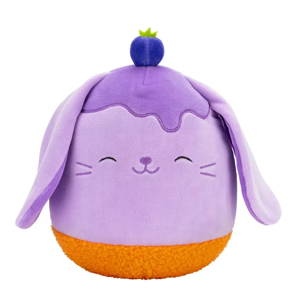 Мягкая игрушка SQUISHMALLOWS - ЧЕРНИЧНЫЙ КРОЛИК, 19 см, SQER01208